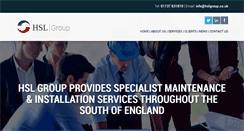 Desktop Screenshot of hslgroup.co.uk